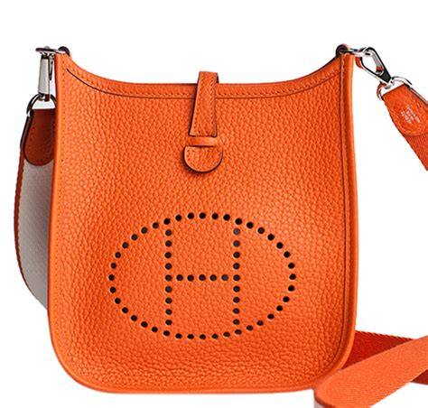 hermes orange eveline bag togo|Hermès Evelyne Shoulder bag 413067 .